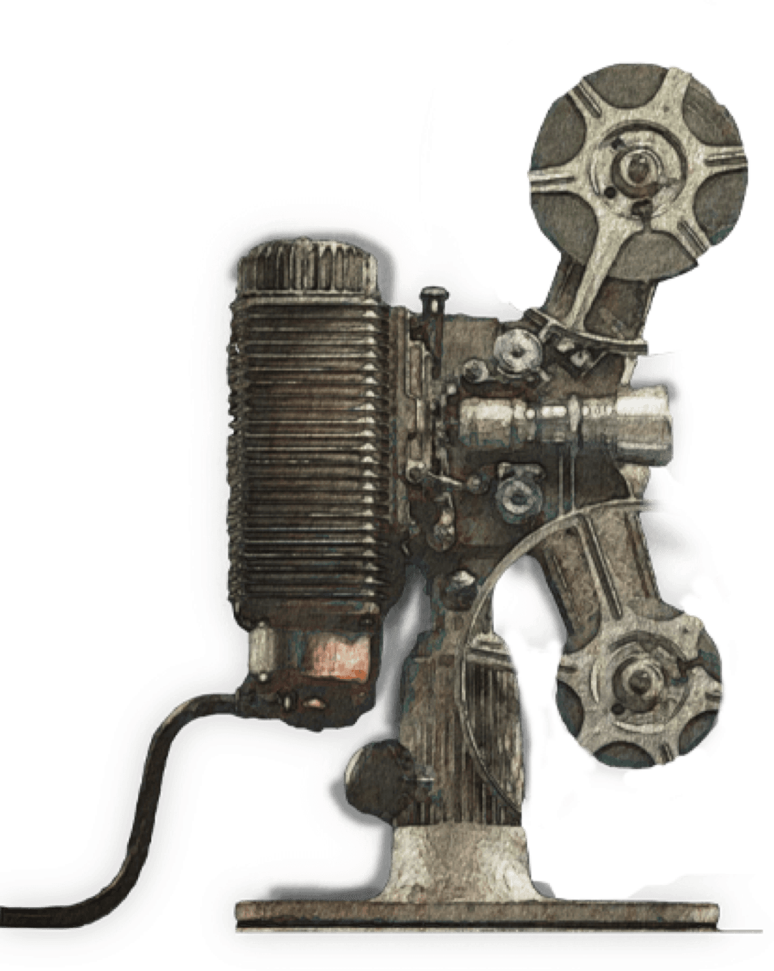 Vintage film projector